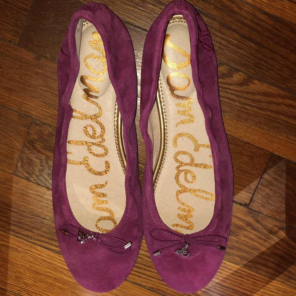 NWOT Sam Edelman Size 7.5 Magenta Flats